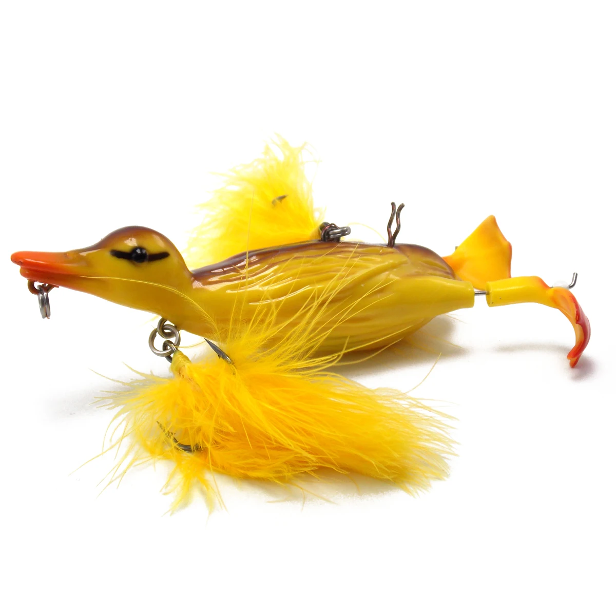 CATCHSIF 2pcs topwater HARD Duck and Lifelike Mouse swimming Lures Crankbait walking bait