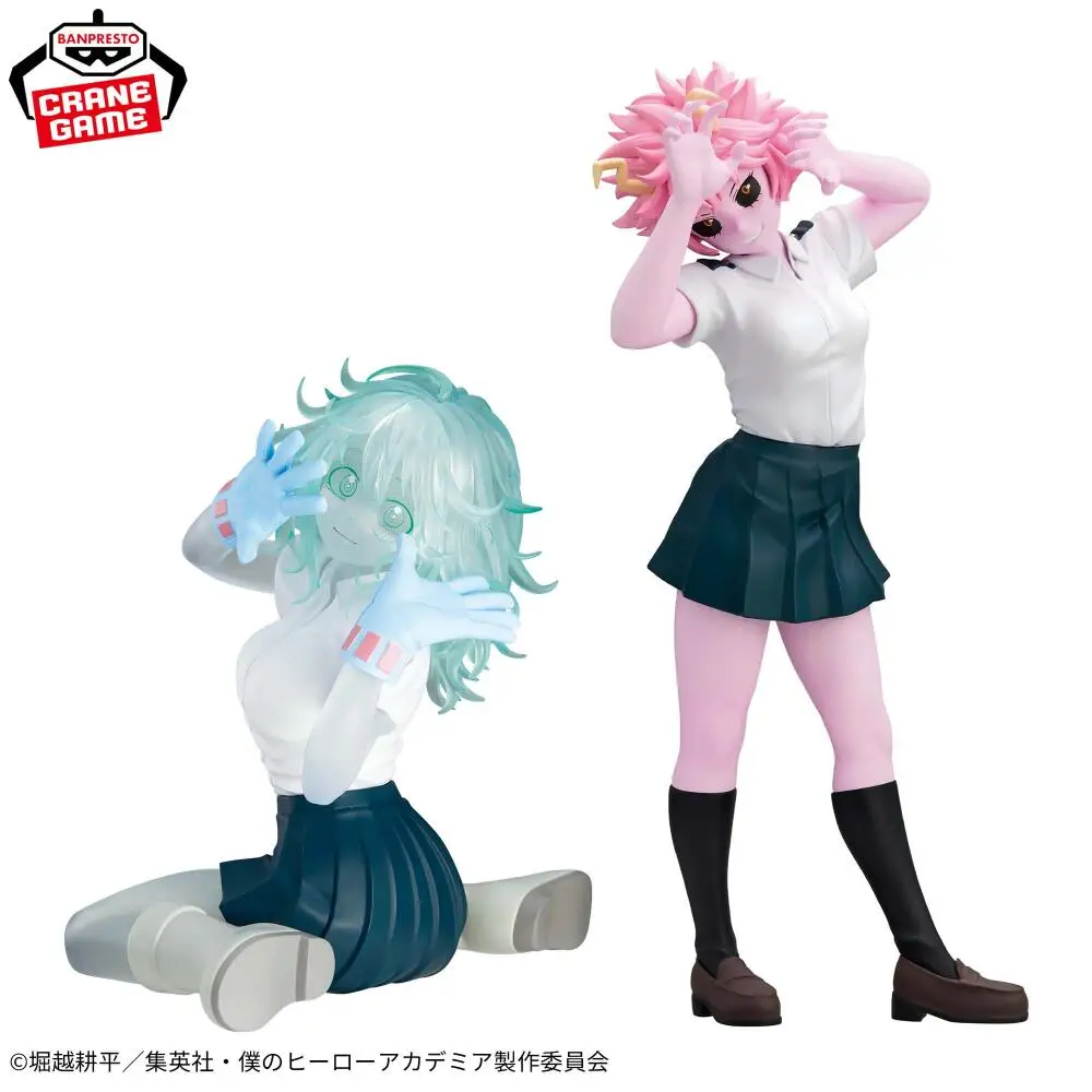 Hot Sale In Stock Banpresto Glitter Glamours My Hero Academia Toru Hagakure Mina Ashido Figure Anime Model Gift