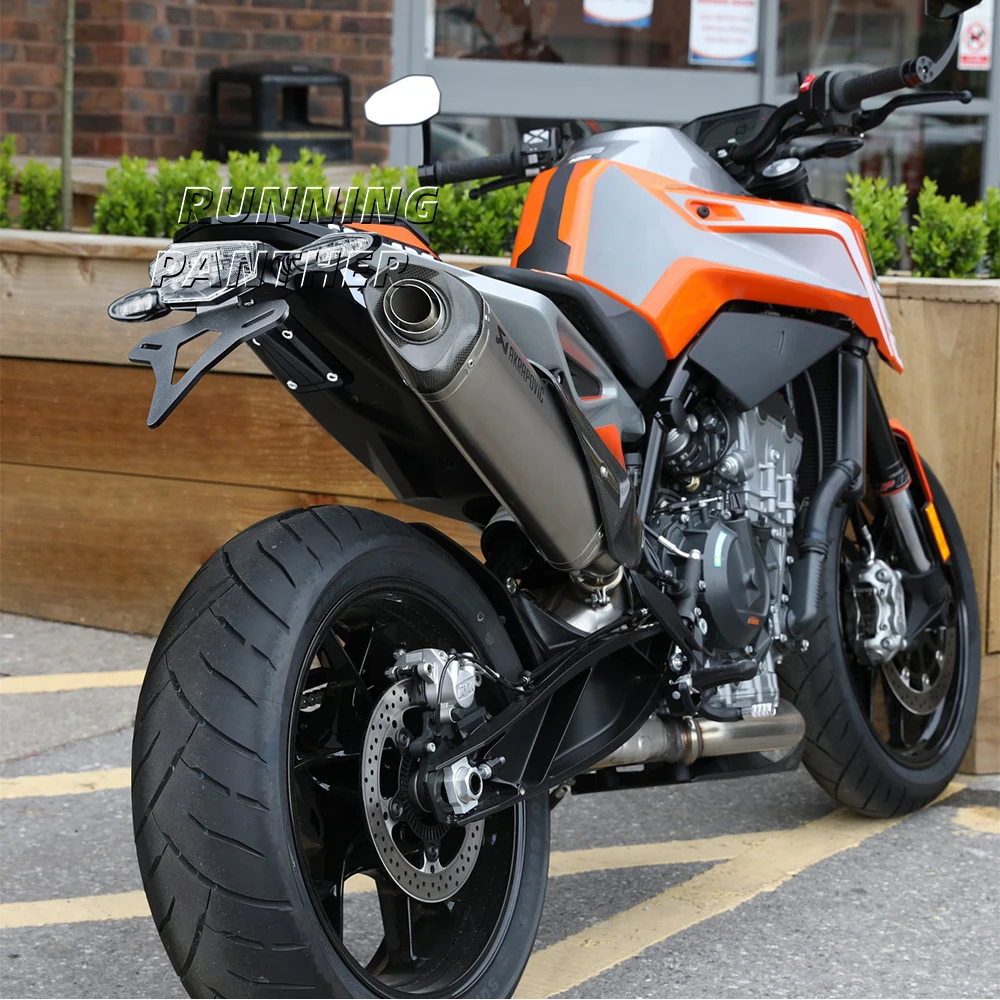 جديد دراجة نارية الخلفية قصيرة الذيل الأسهم لوحة ترخيص حامل Tailstock قوس مصباح ليد ل 790 890 Duke 790Duke 890Duke 2018-2024 #3