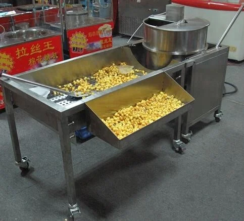 Industrial caramelized popcorn automatic sweet sugar popcorn making machine