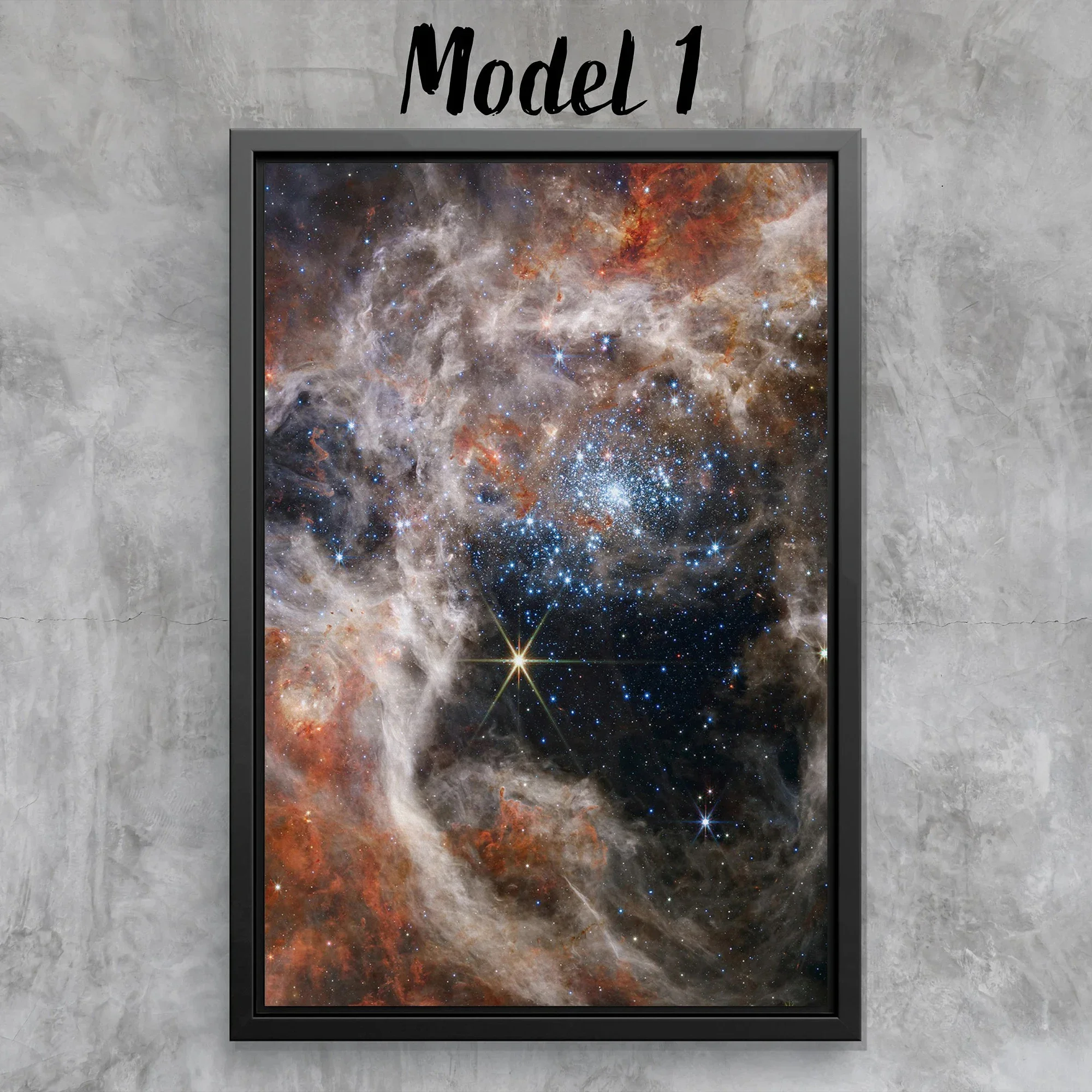 Resin Art Images - Diamentowe malowanie, głębokie wszechświat, diamentowy plakat,
