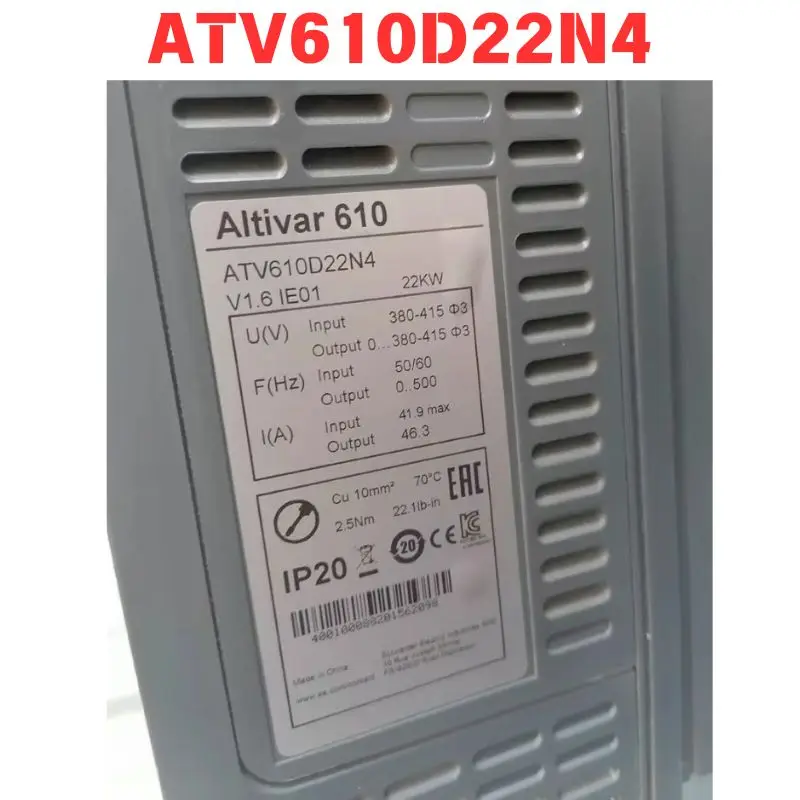 Used ATV610D22N4 Frequency converter Functional test OK