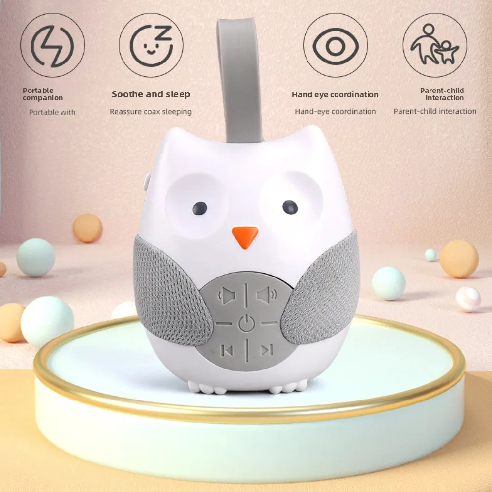 Picture 4: Hanging Owl Bedside Sound Machine White Noise Music Player Soothing Sleep Aid with Lullaby Timer for Better Sleep