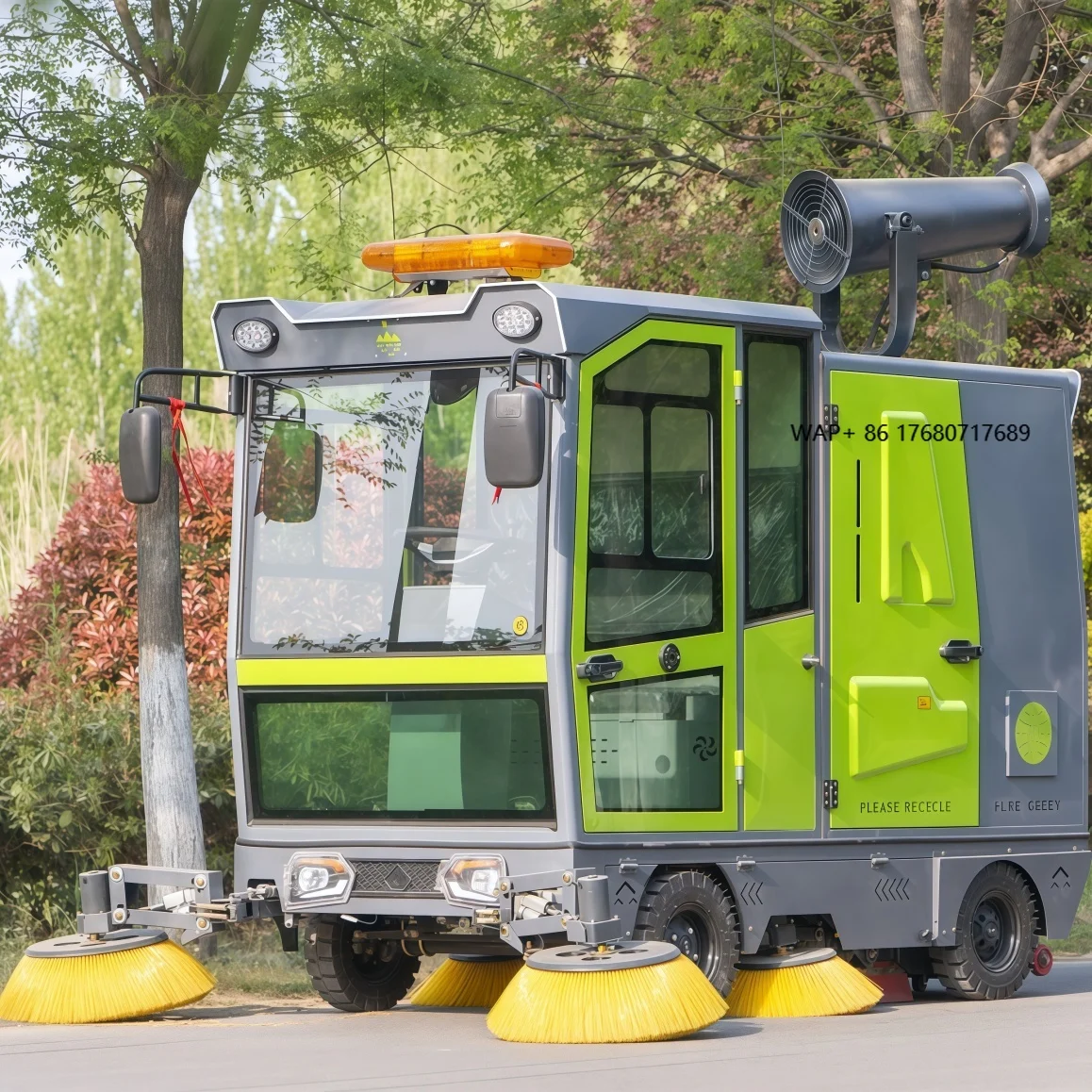 Hot Selling Ride-on Road Street Floor Cleaning Machine Cleaner Electric Sweeper for Urban Cleaning