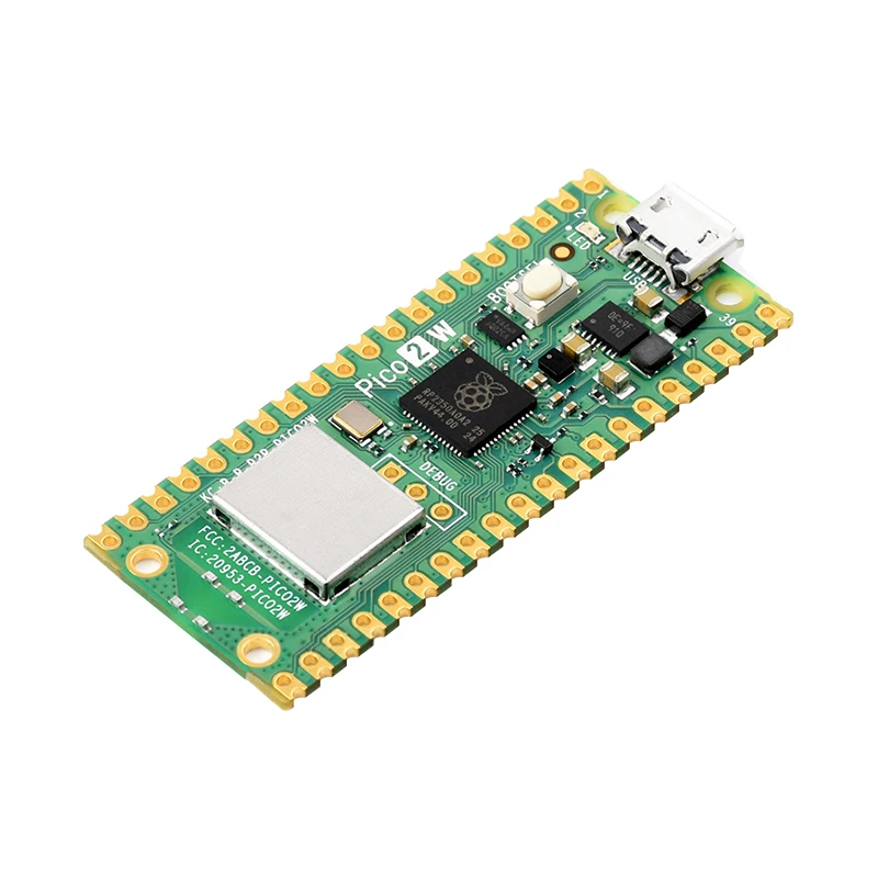 Original Raspberry Pi Pico 2  RP2350 Microcontroller Board Dual Arm Cortex-M33 or Dual Hazard3 RISC-V Processor 150MHz