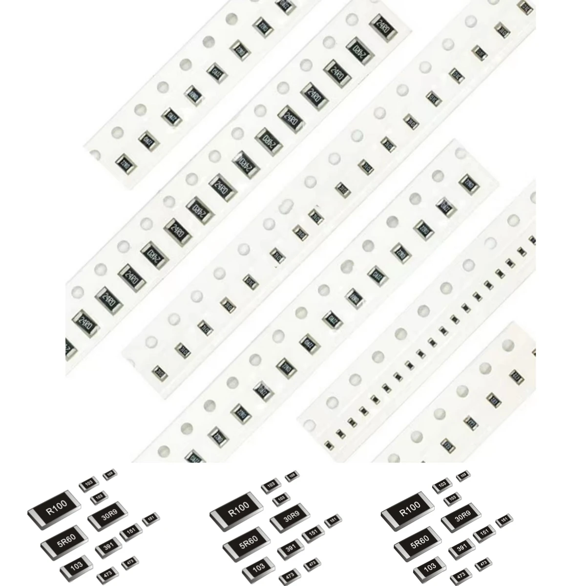 

100pcs/lot SMD Chip Resistor 0805 1.8M 2M 2.2M 2.4M 2.7M ohm 5%