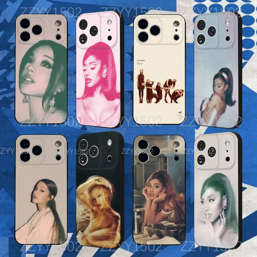 

Ariana Grande Eternal Sunshine Phone Case For iPhone 17,16,15,14,13,12,11,X,XS,8,7,Pro,Max,Plus,E,SE4,Air,Mini Black Funda Shell
