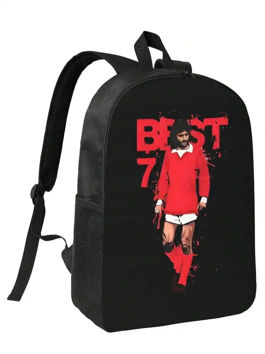 Custom Bag George Best Football Legend School Backpack For Men Women - Backpack For Adults Youth Business Daily Commute - Laptop