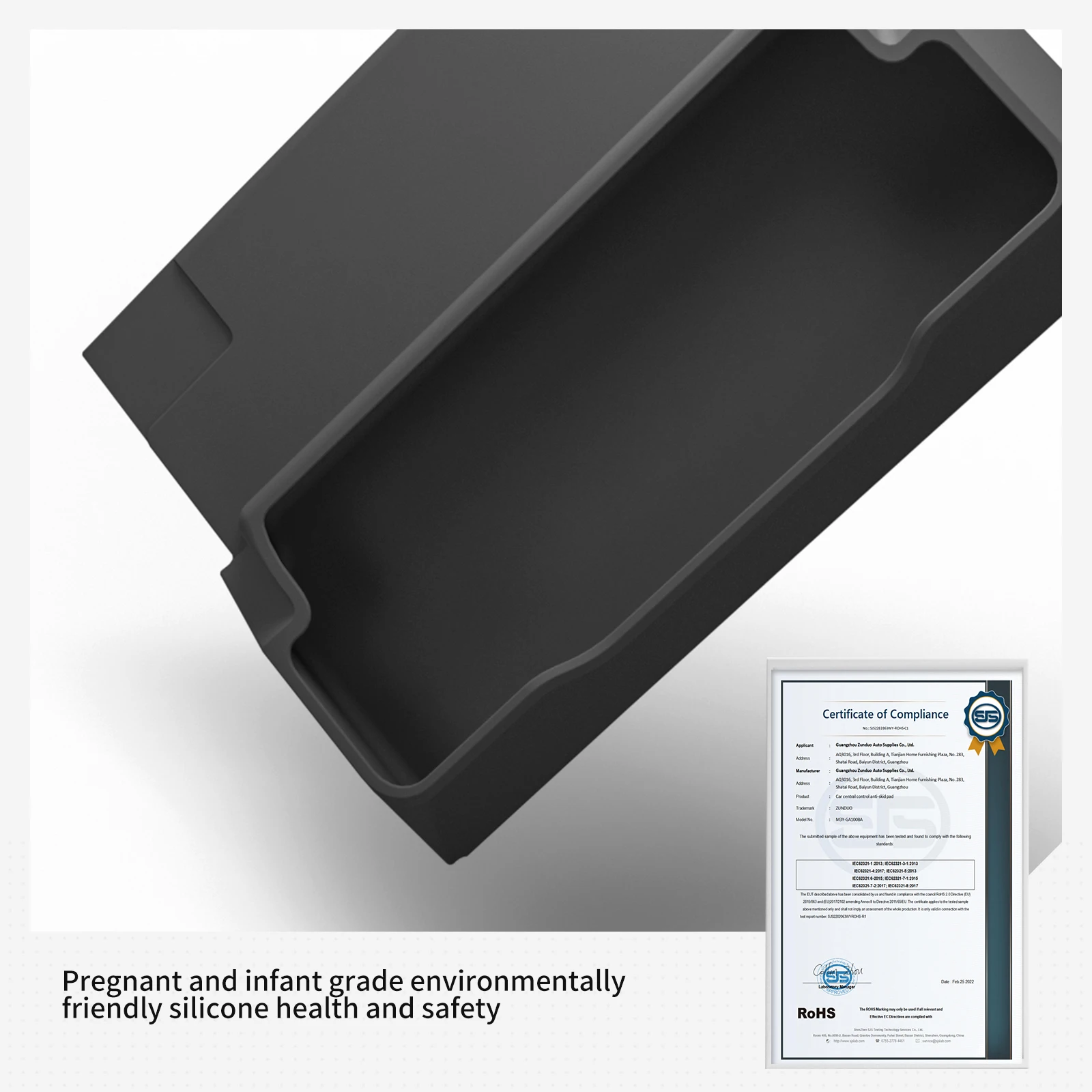 Für Tesla Model Y Launch/Juniper/YL 2025 Mittelkonsole Armlehnen-Aufbewahrungsbox Brillenfach Organizer Auto-Innenausstattung Zubehör – Detail 6