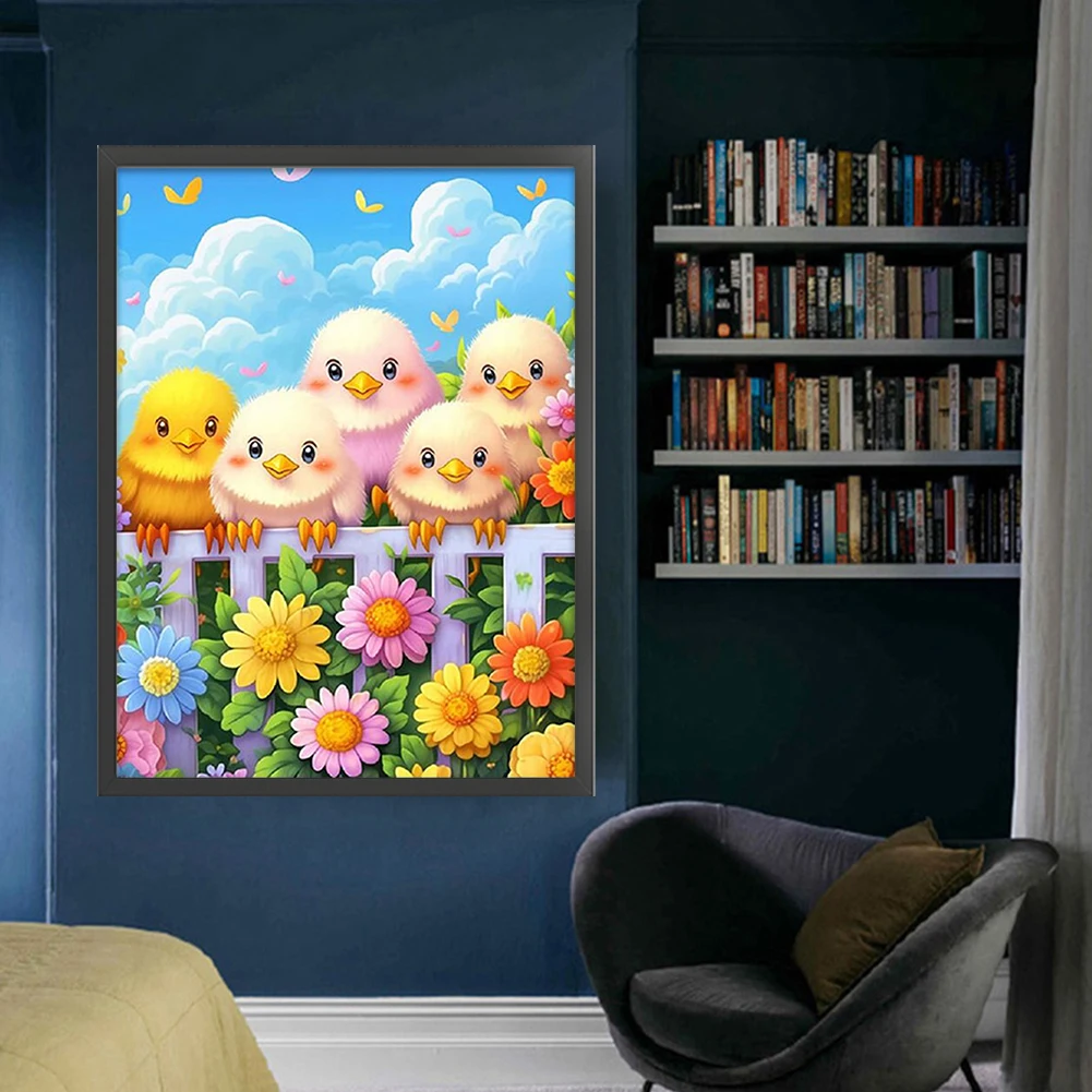 

Полный набор для вышивки бисером 11CT с цветочным принтом, набор для вышивки крестом, домашний художественный декор