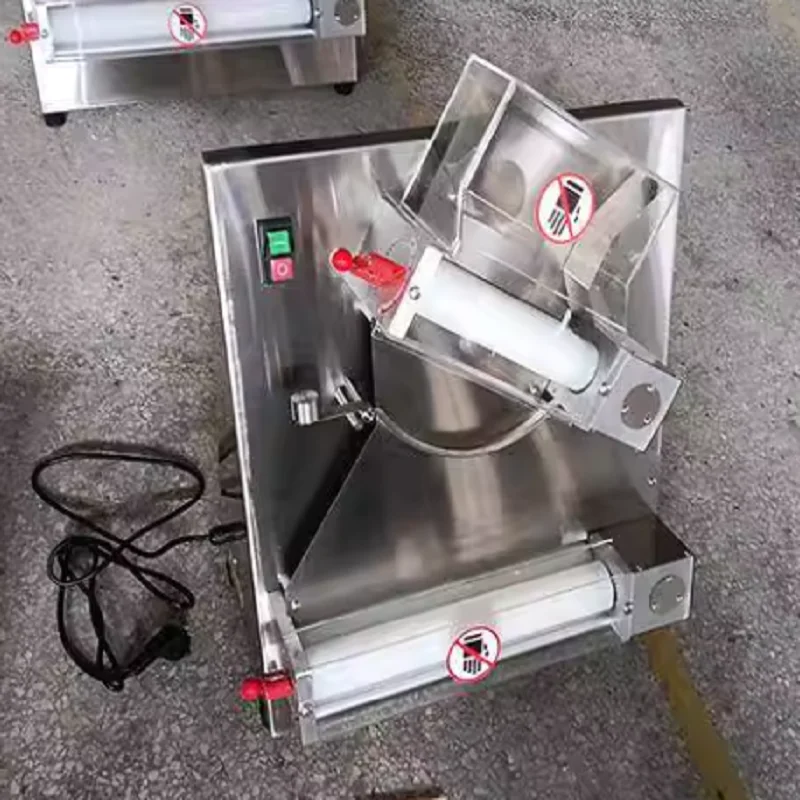 Automatic Energy Saving Electric Pizza Dough Presser Sheeter Tabletop Roller