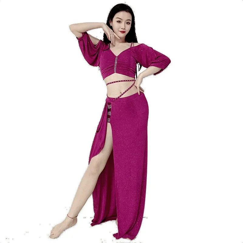 Elegant Belly Dance Performance Dress Set Practice Dress Set Sexy Oriental Dance 5060 belly dancer costume