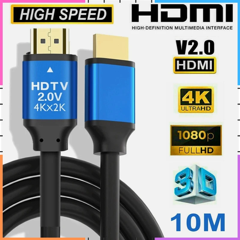 HDMI to HDMI 4K Cables High Speed 2.0 Cable Supports 60Hz HDCP 2.2 HDR with Xbox Laptop Monitor TV