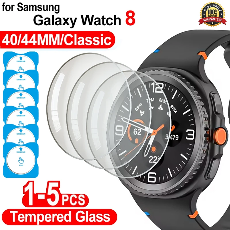 Закаленное стекло для Samsung Galaxy Watch 8, классические умные часы, защитная пленка от царапин для Galaxy Watch8, 40/44 мм
