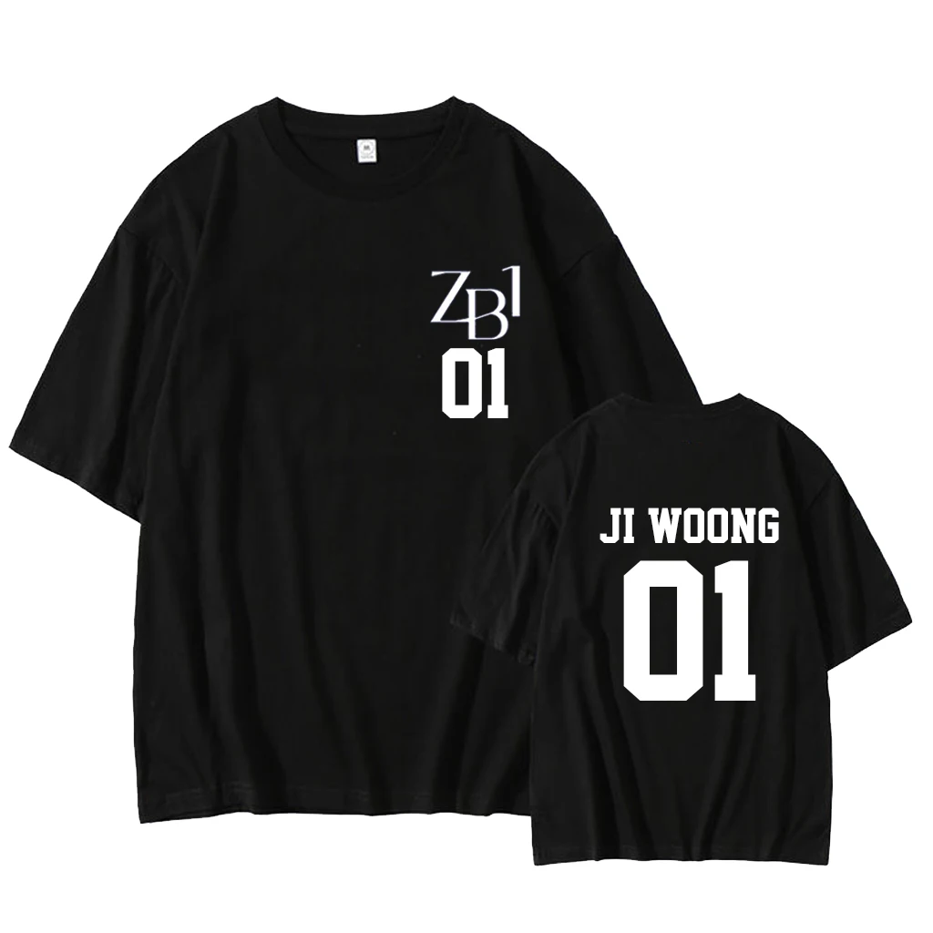 تي شيرت Kpop ZEROBASEONE ZB1 Hanbin MATTHEW Woohyun JIWOONG HAO Ricky جرافيك لـ ZEROSE ‌   - تي شيرت كاجوال بأكمام قصيرة