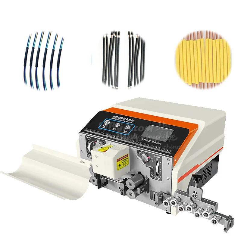 

Автоматическая высокоскоростная машина для зачистки и резки проводов LY 820S с сенсорным экраном, диапазон 0.1-6 мм², для двух жил, с функцией обрезки передней части 0-30 мм