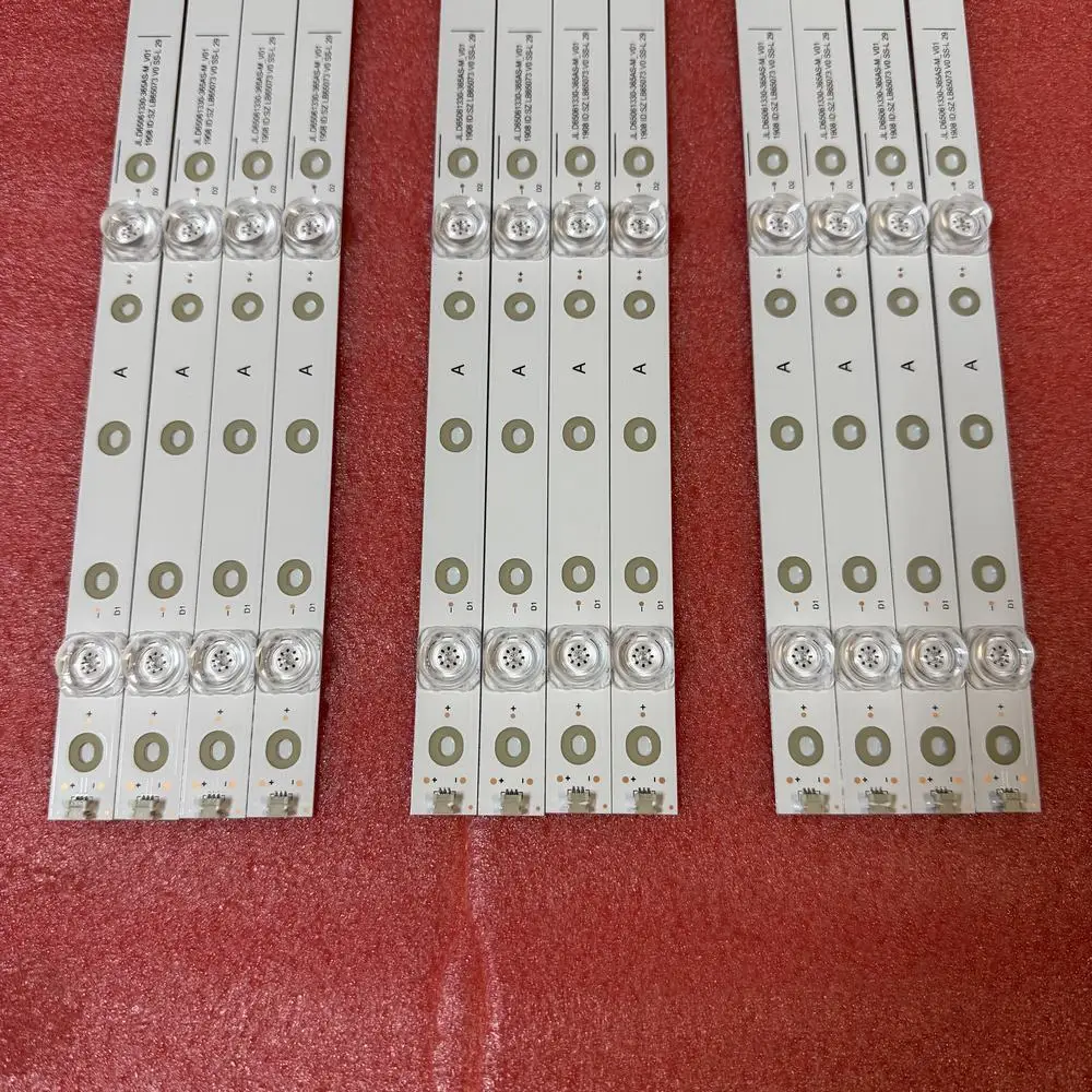

LED Strip(12) For Hisense H65A6140 LB65073 V0 H65AE600 H65A6100 H65AE6100 H65A6100IL HD650S1U51 LC-65Q6020U JL.D65061330-365AS-M