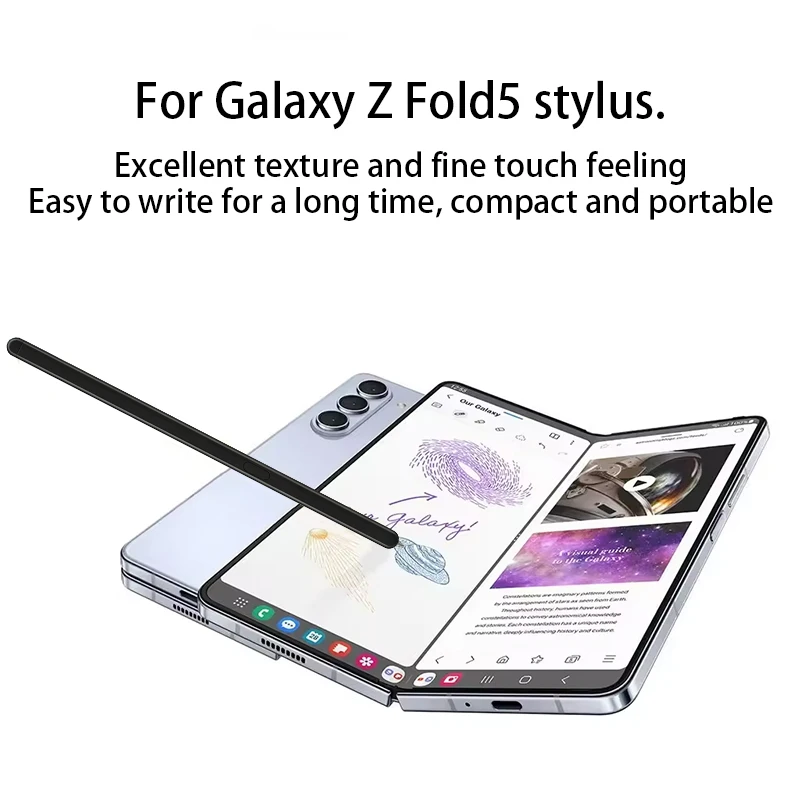 For Samsung Galaxy Z Fold 5 Edition Passive S Pen EJ-PF946B Replacement SM-F946 SM-F946U SM-F946B, with 3 Nibs Without Bluetooth view 3
