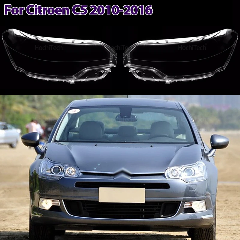 

Headlamps Lens Glass Shell Masks Transparent Lampshade Shade Headlight Cover for Citroen C5 2010 2011 2012 2013 2014 2015 2016
