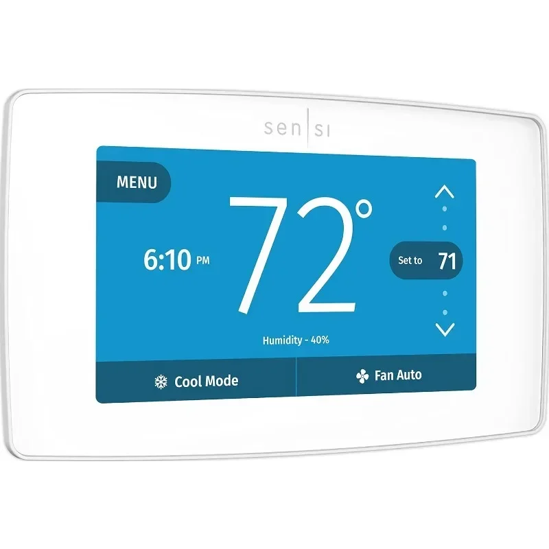 

EMERSON Sensi Touch Wi-Fi Smart Thermostat with Touchscreen Color Display, Works with Alexa, Energy Star Certified