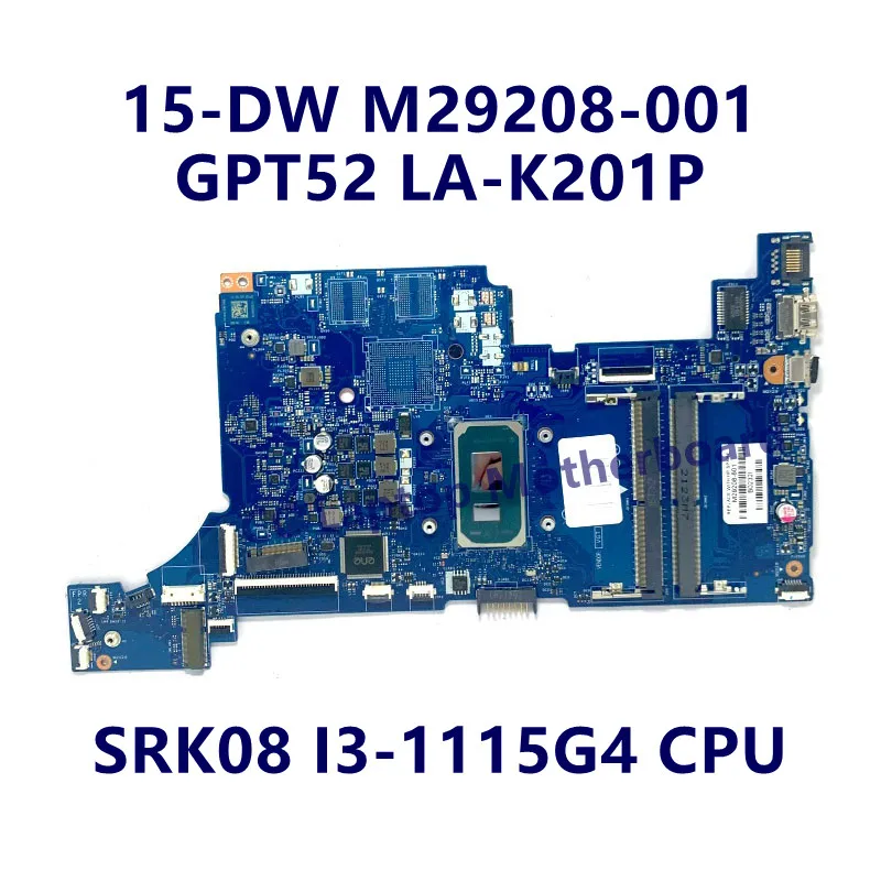 M29208-601 M29209-601 M29210-601 M29211-601 Pour HP 15-DW Ordinateur Portable Carte Mère Avec I3/I5/I7 CPU GM/MX350 LA-K201P 100% Testé Bon