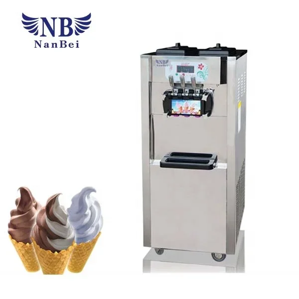 40L/H Commercial 3 Flavor Taylor Soft Ice Cream Machine Price