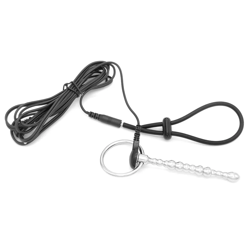 

Electric Stimulation Massage Urethral Adults Electro Shock Penis Plug Catheter Sounds Dilator Penis Sex Toys For Man Penis