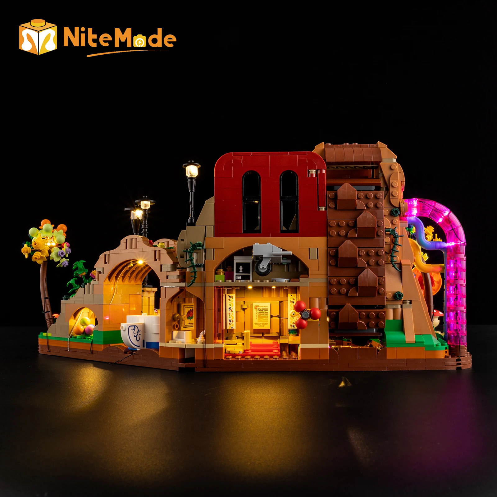 مجموعة إضاءة LED Easylite مناسبة لـ Lego Willy Wonka ومصنع الشوكولاتة 21360 (بدون نموذج)
