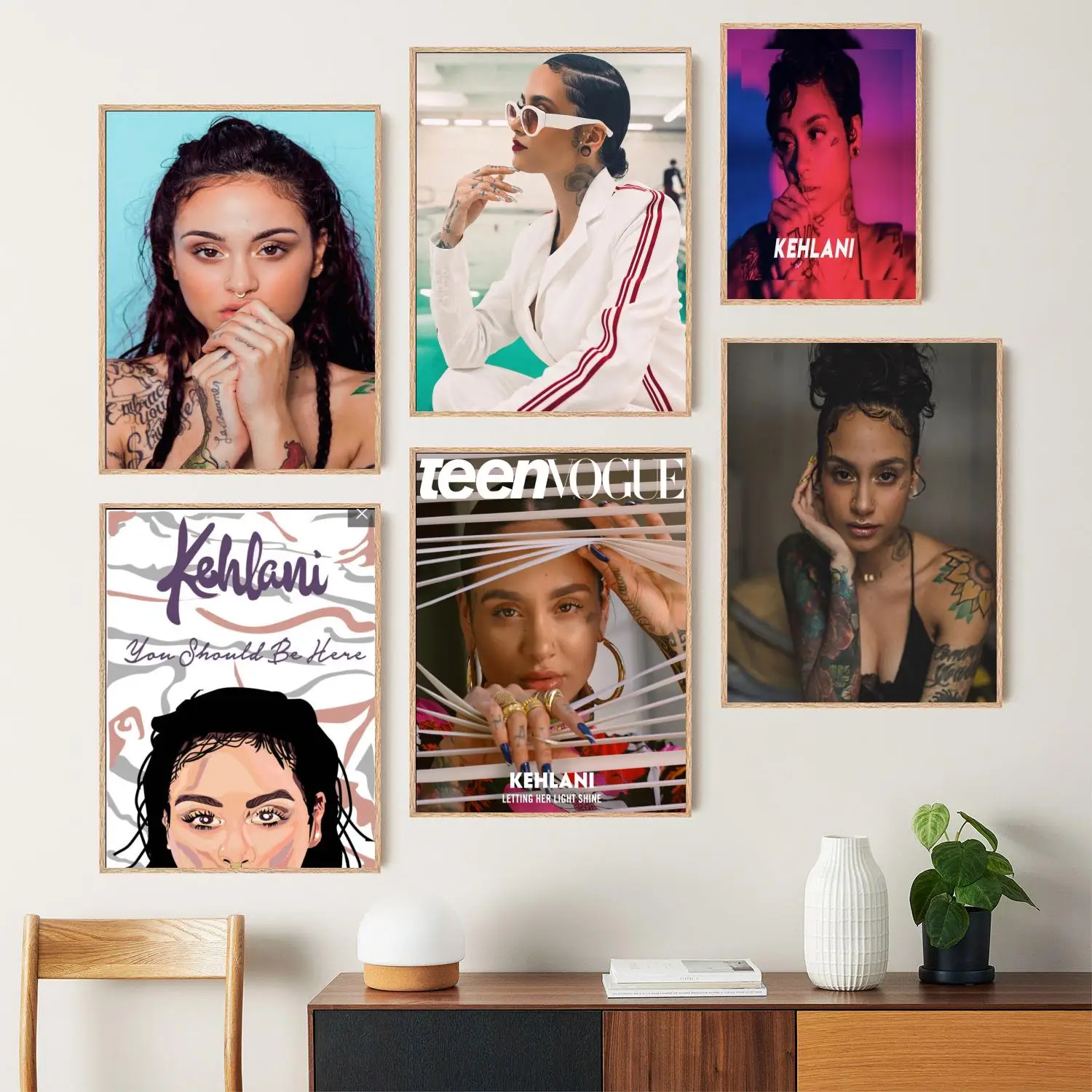 kehlani album Canvas Art Poster, Wall Art Picture Print, Modern Family Bedroom Decor Posters