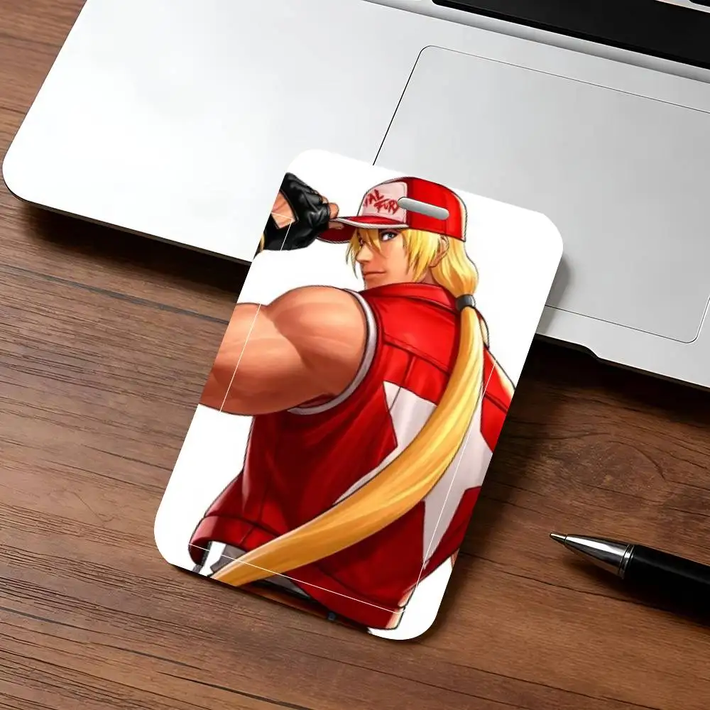 KOF The King Of Fighters ID Card Holder Neck Strap Pendant Door Badge Holder Lanyards Keychain Work Credential Case Gift - view 6