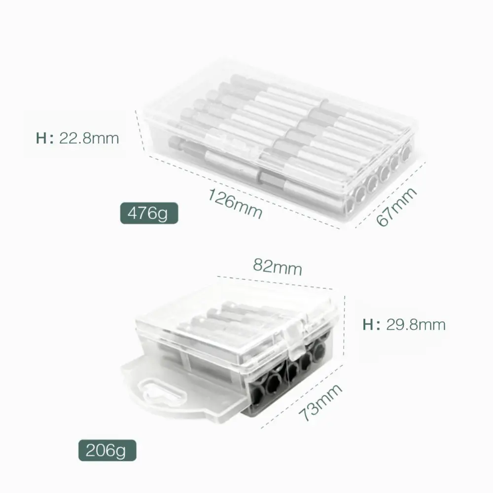 For For Yunbei Power Tool Adapter Magnetic Bit Holder 60mm Hex Shank Extension Bar Drill Driver Bit Connectors