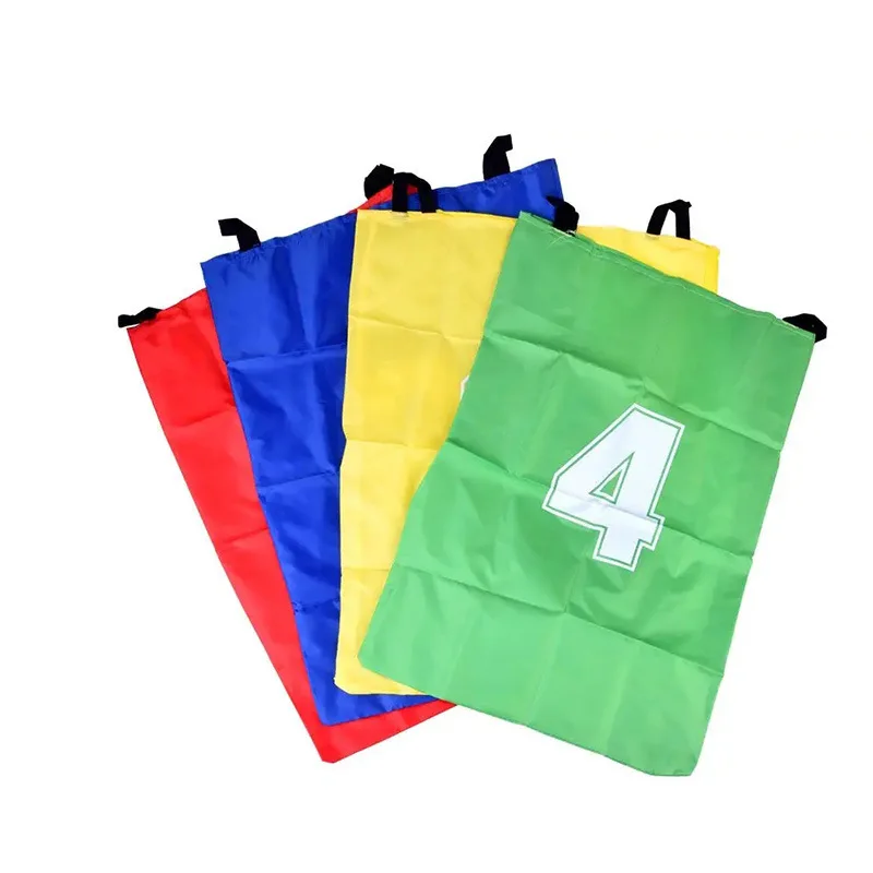 4 Uds. Accesorios para deportes al aire libre, bolsa de salto de canguro, juegos de carrera, entrenamiento interactivo con sentido para padres e hijos, juguetes para niños en edad preescolar, regalo