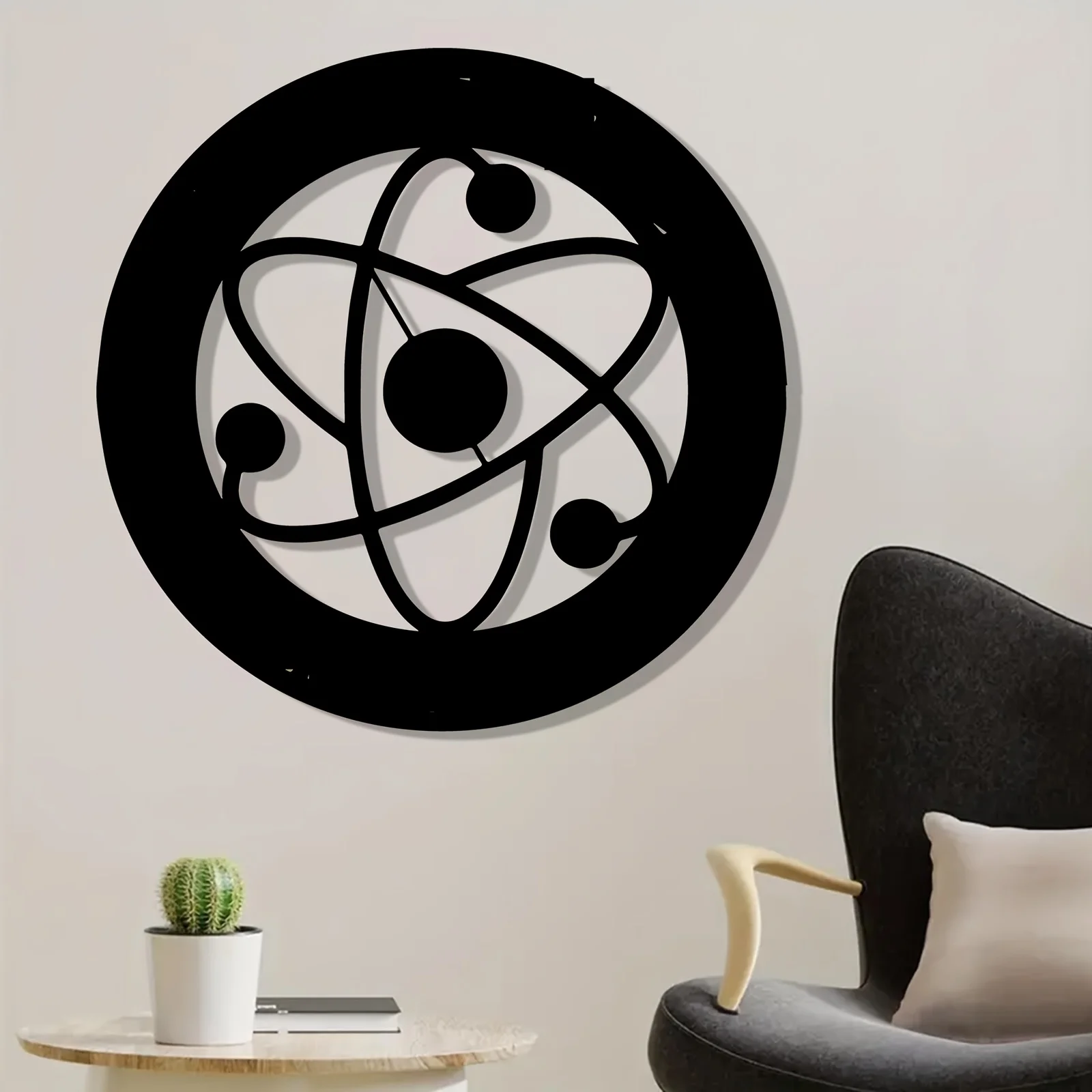 Atomic Orbital Metal Wall Art Science Classroom Decor Electron Orbit Diagram Iron Sculpture Lab Fence School Gift Teacher