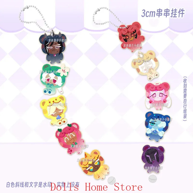 Galleta del Juego Cookie Run Kingdom, Galleta de Vainilla Pura, Galleta de Leche Shadow ‌ Mini Pin de Botón, Broche de Dibujos Animados, Insignia para Mochila, Soporte Acrílico