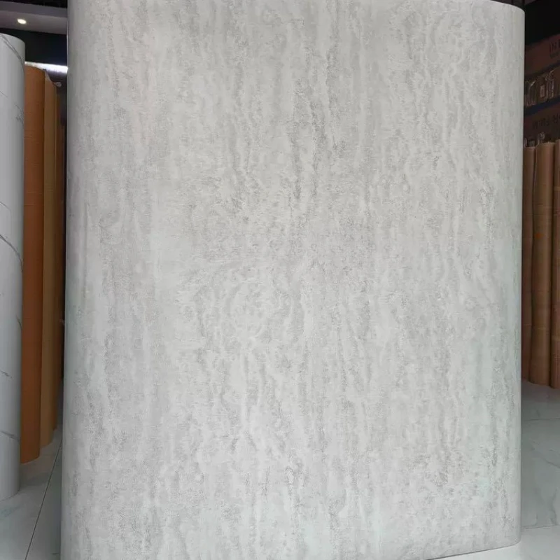 

Imitation cement gray wallpaper self-adhesive B1 grade fire resistance self-adhesive engineering special gray decorative film