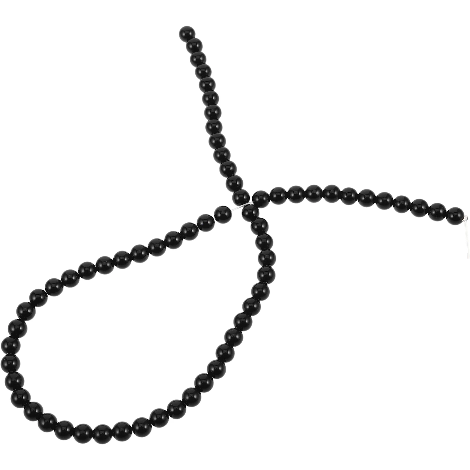 

Obsidian Beads Earrings Craft DIY Round Friendship Kit Bracelet Necklace Jewelry