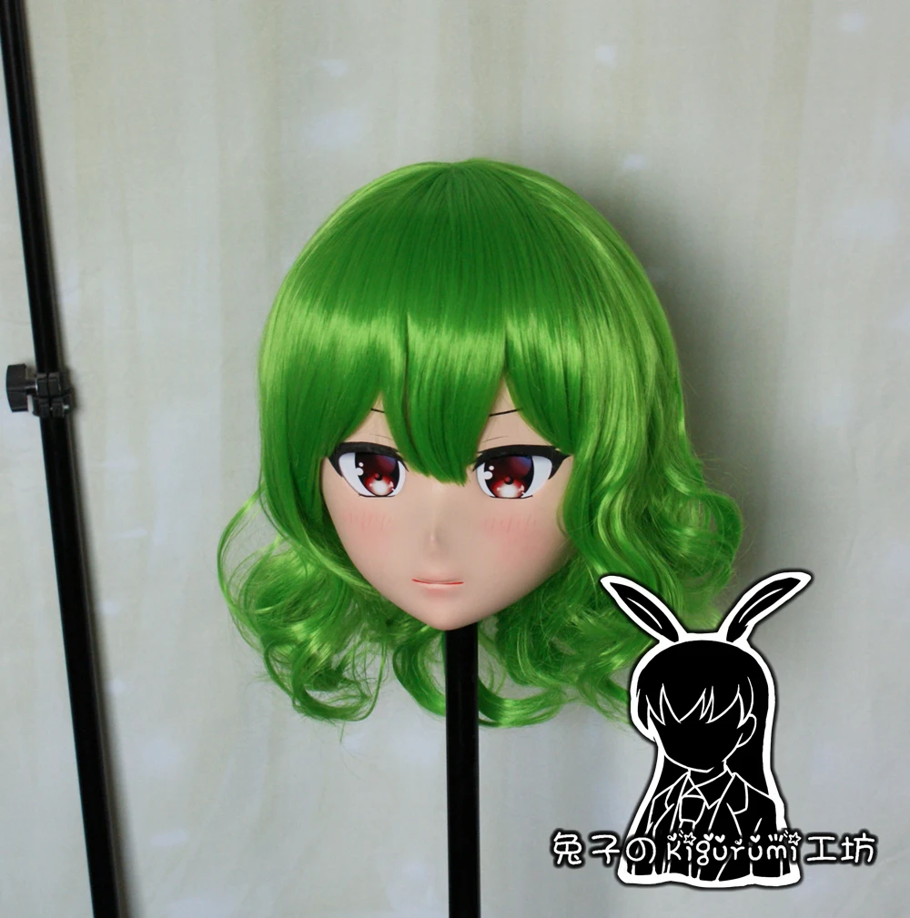 (RB671) Máscara de personaje de dibujos animados de Anime japonés de resina hecha a mano de calidad para mujer/niña Cosplay Kazami Yuka Kigurumi