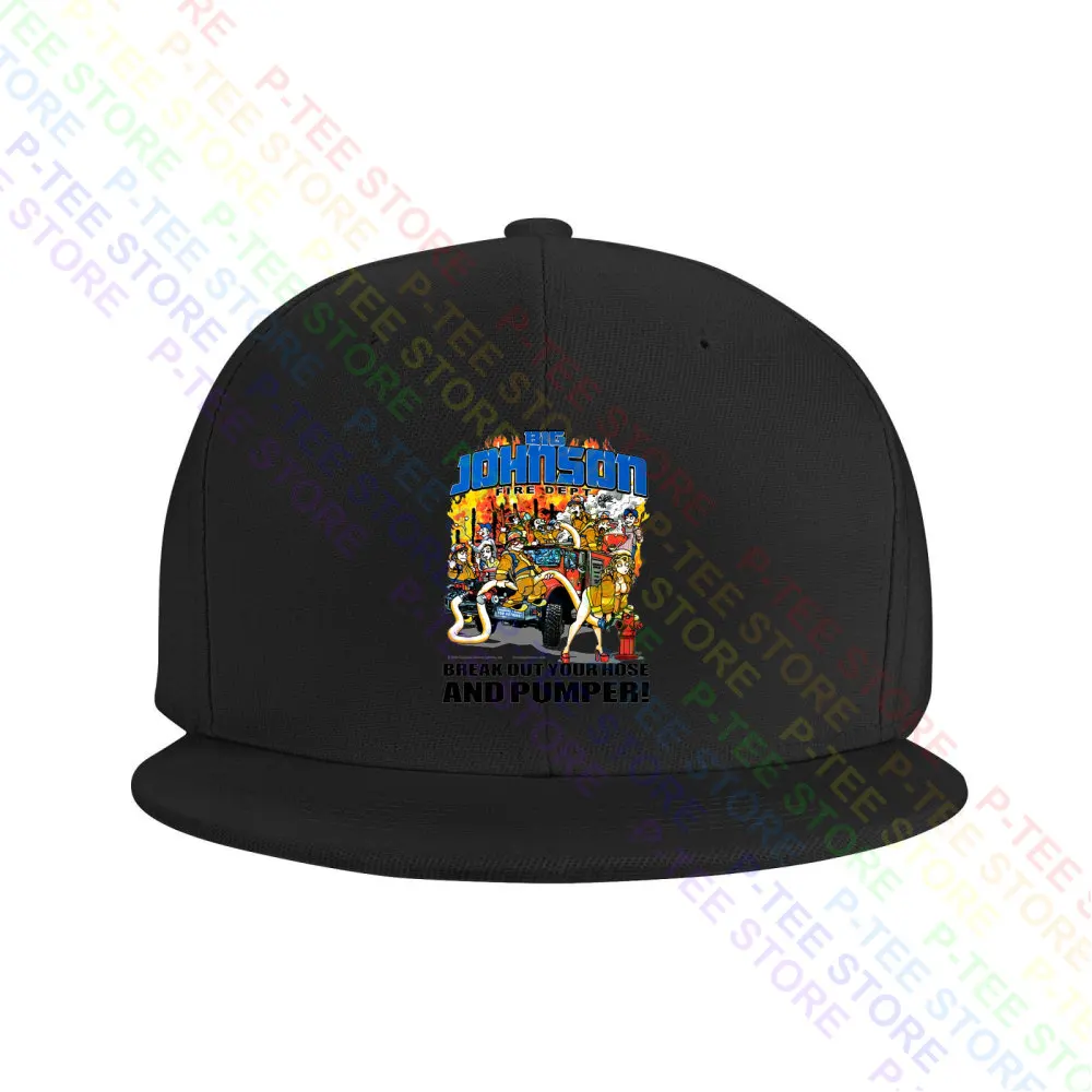 Big Johnson Firefighters Pumper Bj Fire Department Baseball Cap Snapback Caps Knitted Bucket Hat