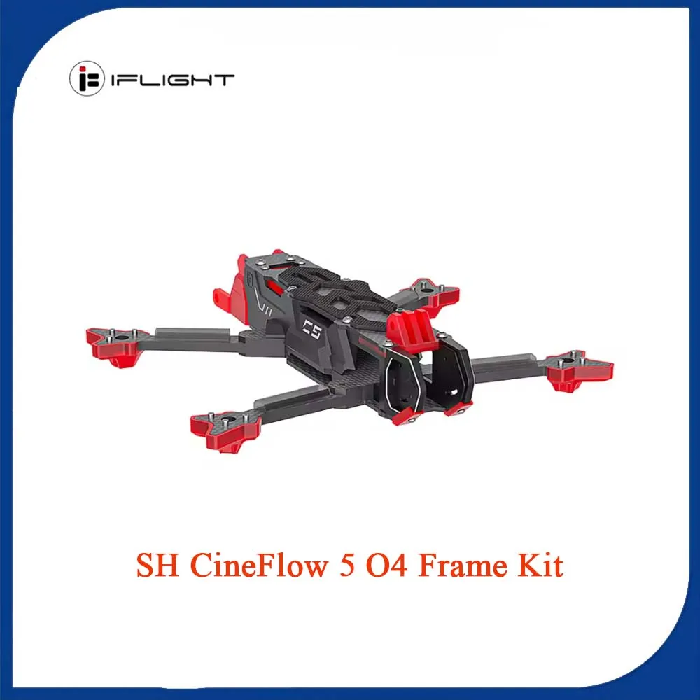 

iFlight SH CineFlow 5 O4 Pro FPV Frame Kit 5inch with 5mm arm for FPV parts for BLITZ Mini F7 Stack (E55R 4-IN-1 ESC)