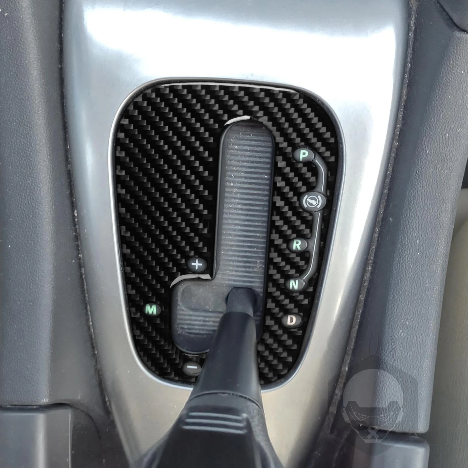 For Saab 9-3 2003—2011 Car Interior Accessories Carbon Fiber Center Console Gear Shifter Display Panel Decal Cover Trim Sticker - view 4