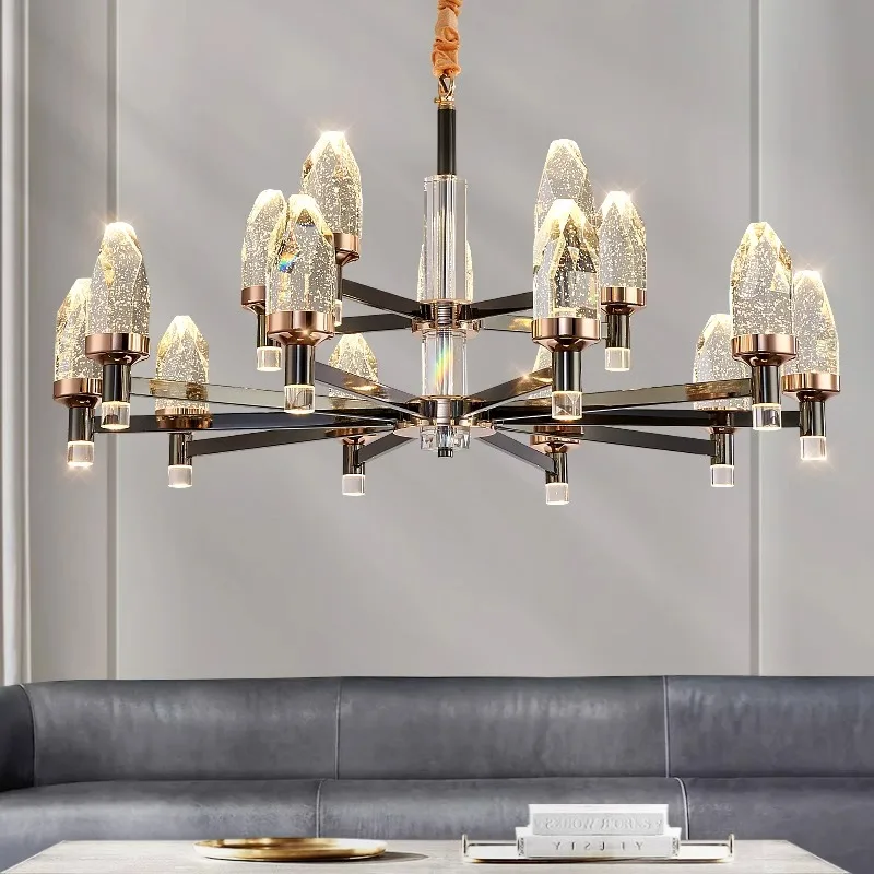 

home decorationPendant lights, luxury crystal living room chandelier, dining room Pendant lamp, ceiling light, indoor lighting