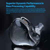 KZ EDC PRO amélioré haute qualité dynamique HIFI dans l'oreille câble Interchangeable filaire mouvement suppression du bruit casque 2