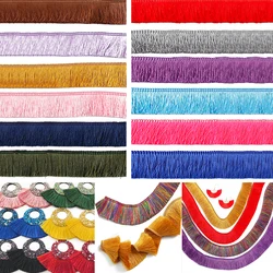 1Meter/Bag 30mm Wide Polyester Multi-Colored Tassels Fringe Lace For Clothing Decoration DIY Headdress Earring Garment Accessory