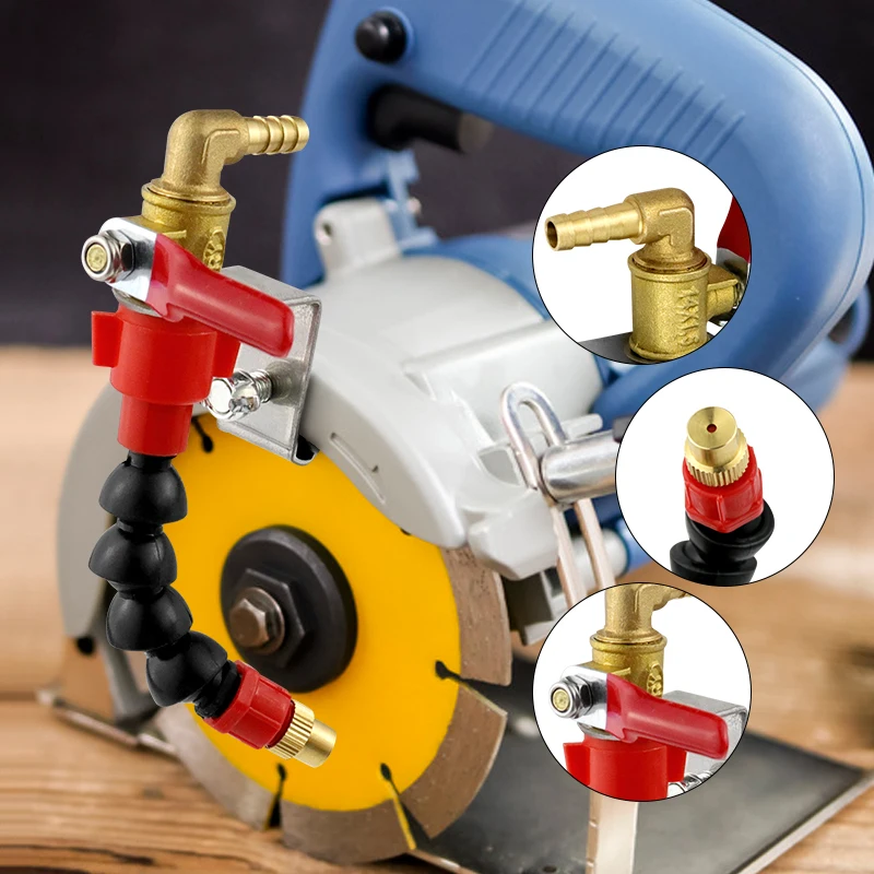 1 PC Corner Grinding Marble Cutting Machine Water Spray Device Single Buckle Aluminum Tube Water Nozzle/Bamboo Tube