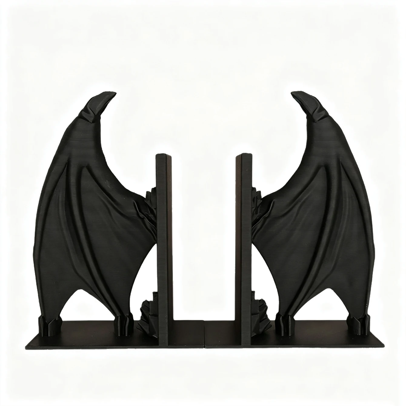Dark style bat wing shaped book stand, Gothic style home decoration, suitable for book storage area