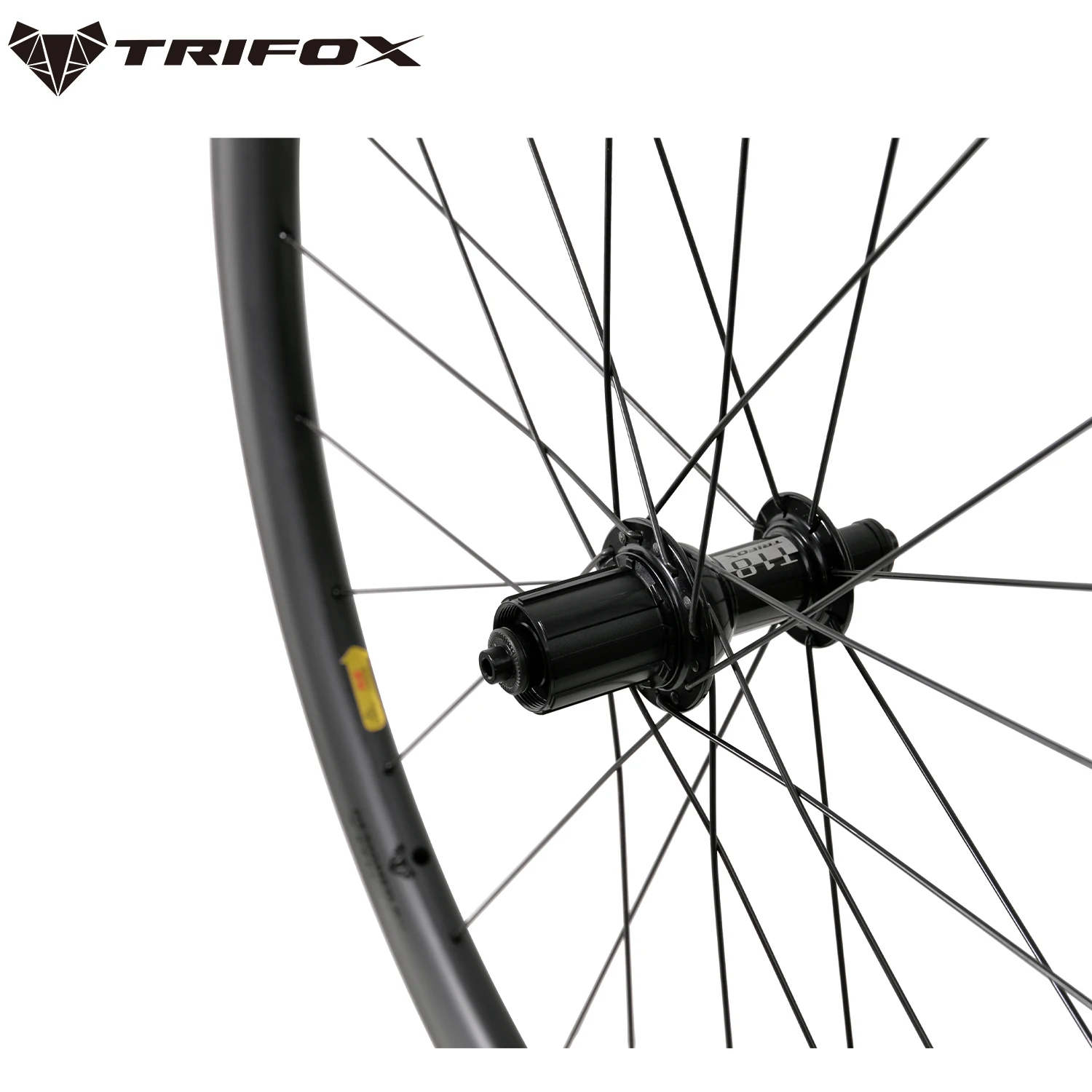 TRIFOX Newest 700C Road Bike Wheelset Matt UD Full Carbon Fibre Bike Wheels Quick Release Clincher Rim for SHIMANO 8-11S XDR 12S