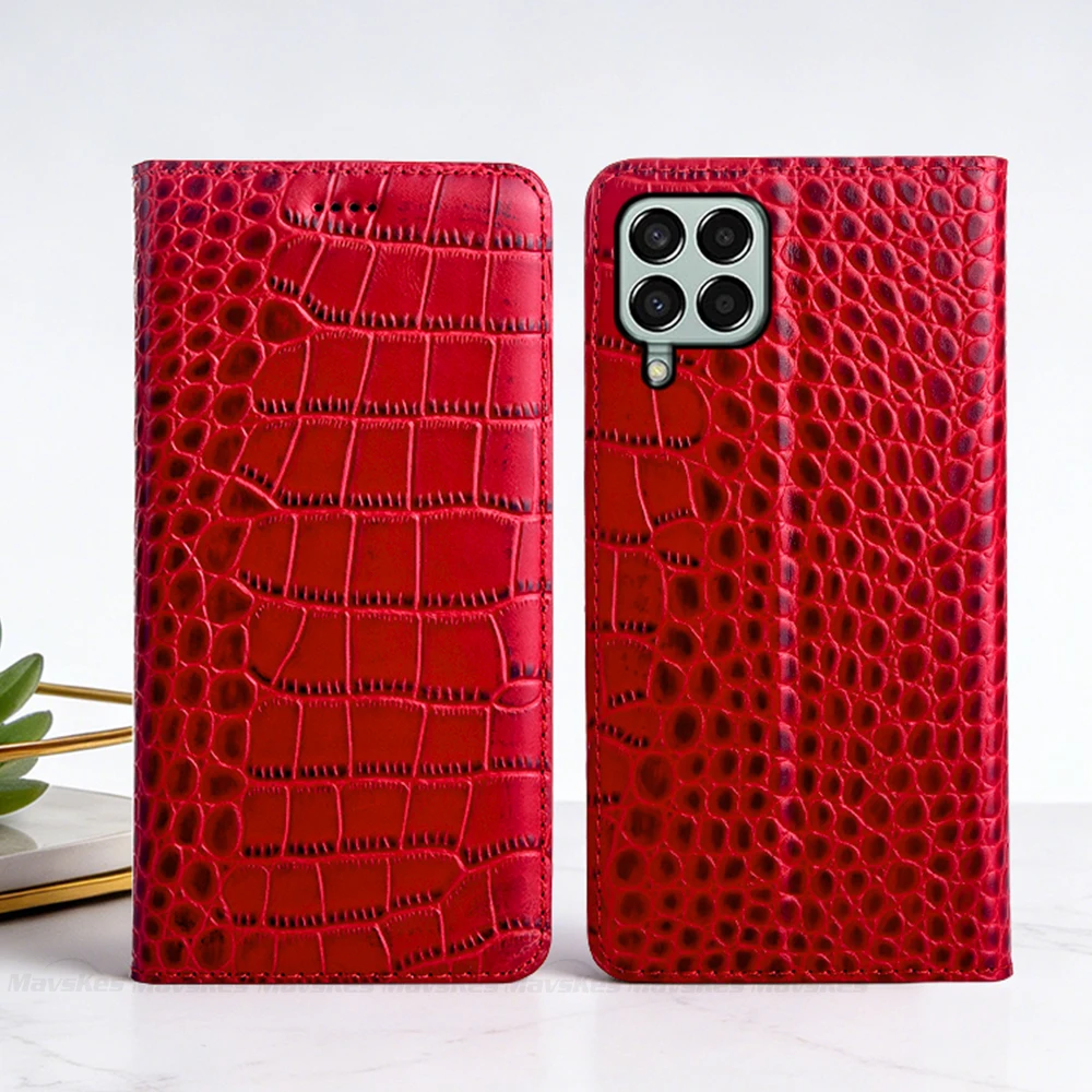 

SamsungA12 Case For Samsung Galaxy A12 Wallet Genuine Leather Flip Case For Samsung A12 A 12 Case Cover Coque Luxury Funda Bags