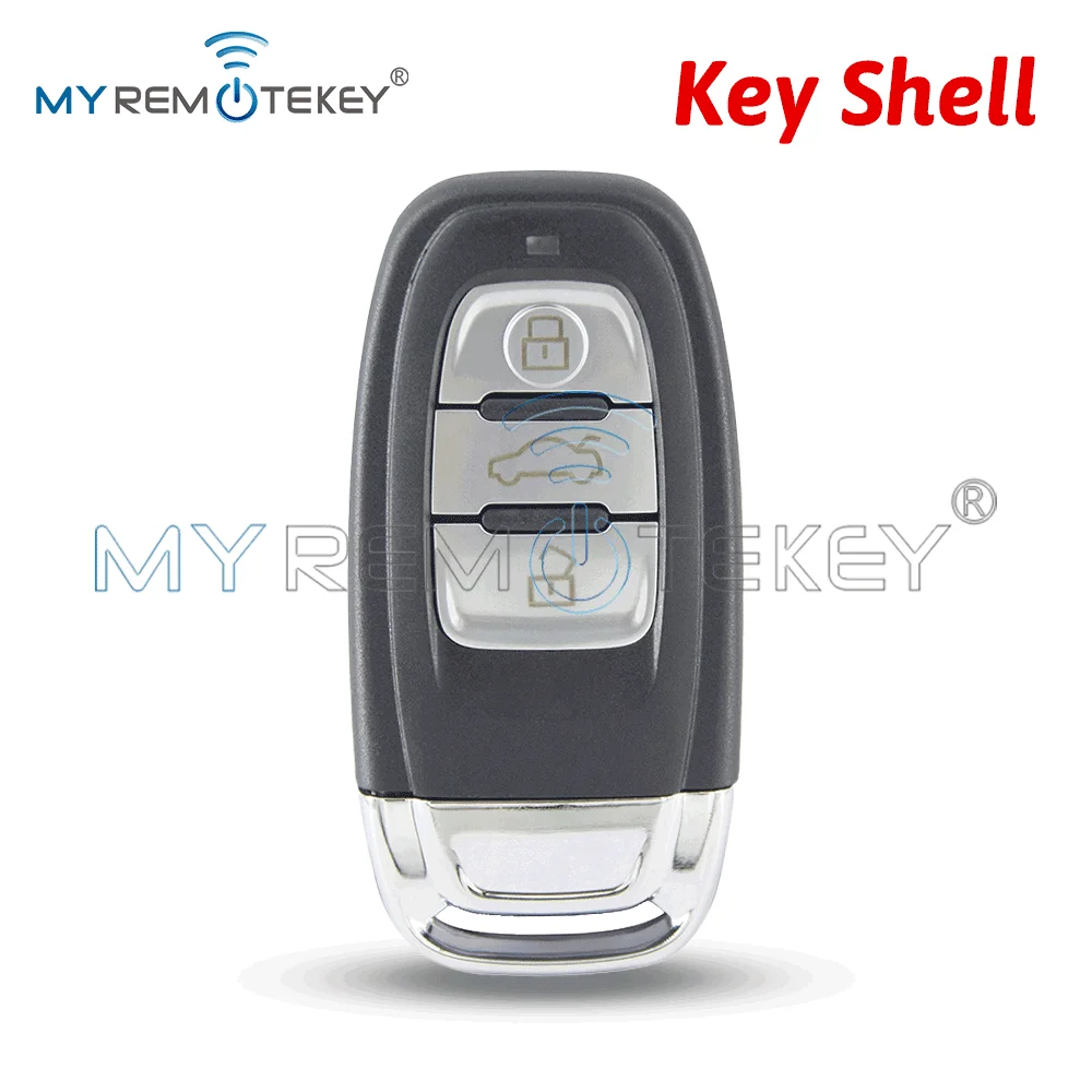 MYREMOTEKEY Flip Floding Shell Fob FCC 8T0959754C Smart Key Case Shell 3 Button for Audi A3 A4 A6 A5 A8 Q5 Q7 2009- 2012