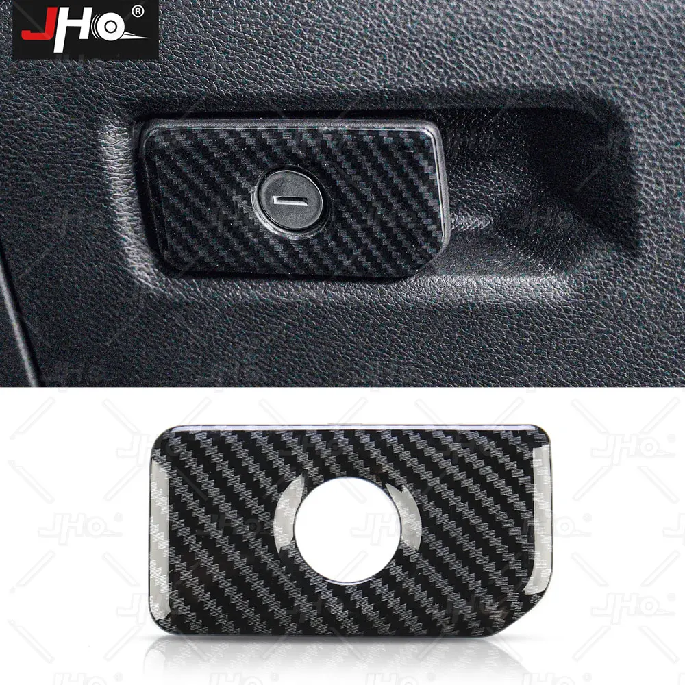 JHO ABS karbon tahıl co-pilot depolama havasız ortam kabini kolu krom çerçeve Trim Ram 1500 TRX 2021 2022 Pickup aksesuarları için Fit