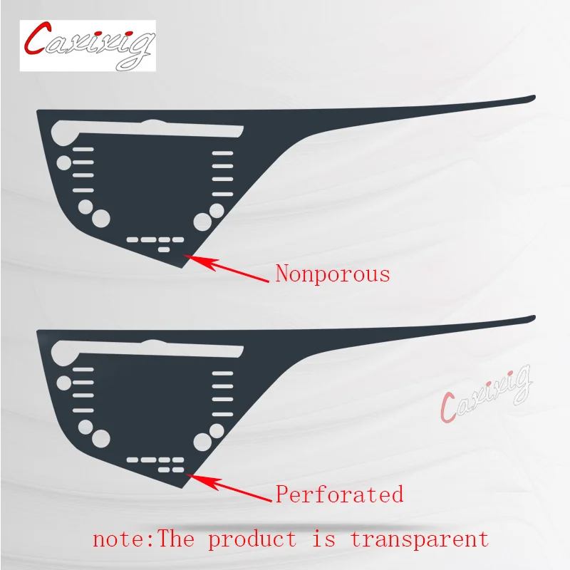 For Toyota Camry 2018-2020Car Interior Center console Transparent TPU Protective film Anti-scratch Repair film Accessories Refit